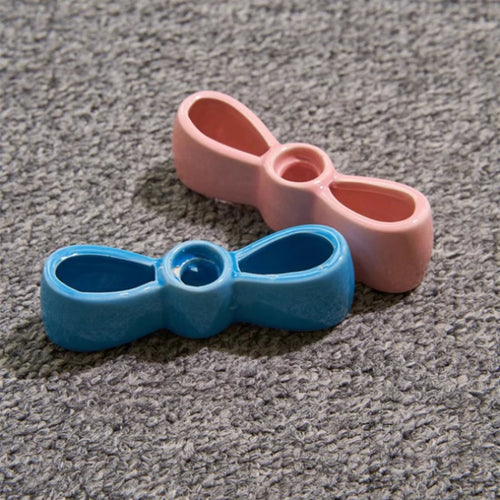 suspension en verre avec nœud rose pour chambre enfant - vue 7 sur 13