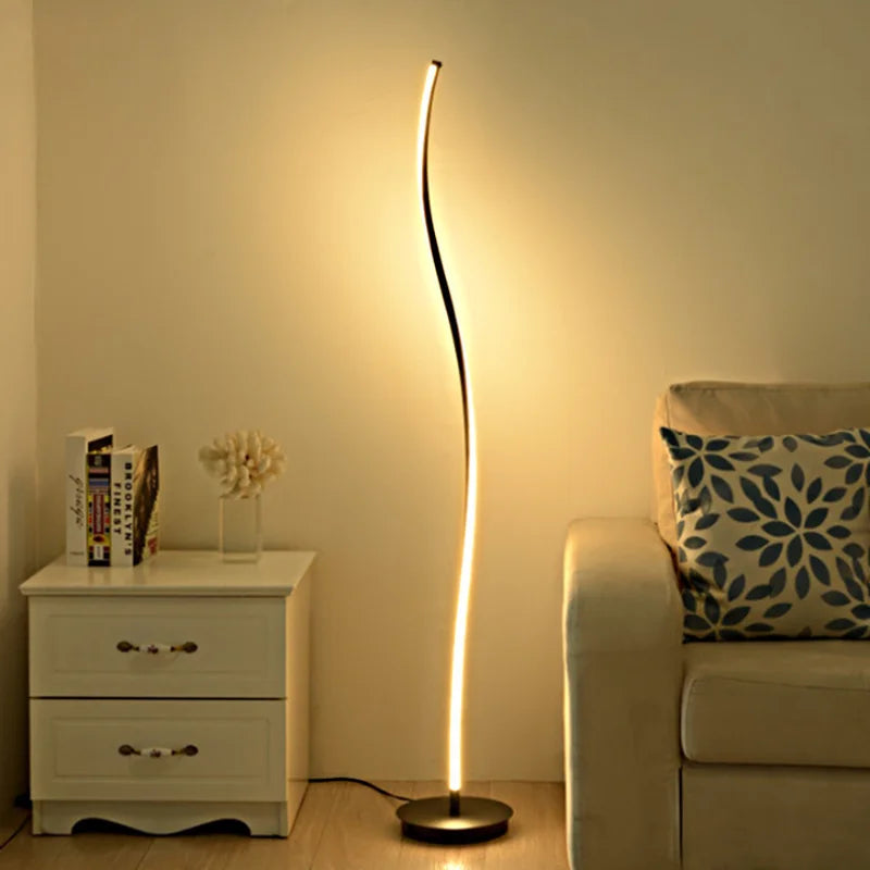 lampadaire led moderne nordique gel de silice simple