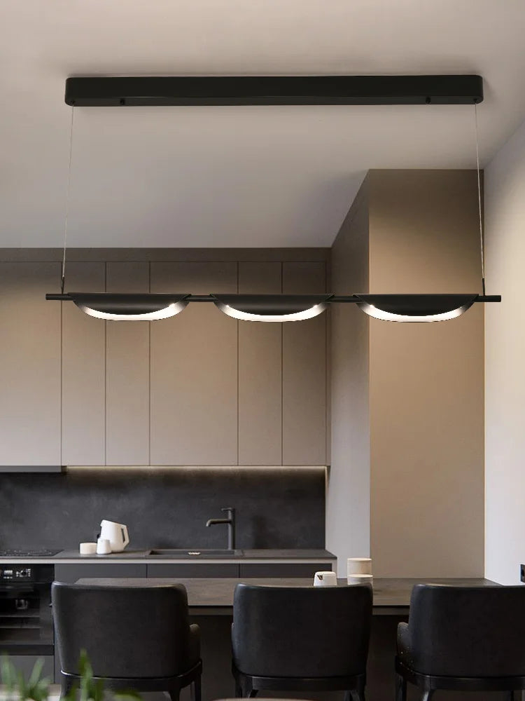 lustre moderne à gradation pour éclairage suspendu élégant - vue 6 sur 12