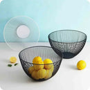 panier de rangement en métal pour fruits et pain