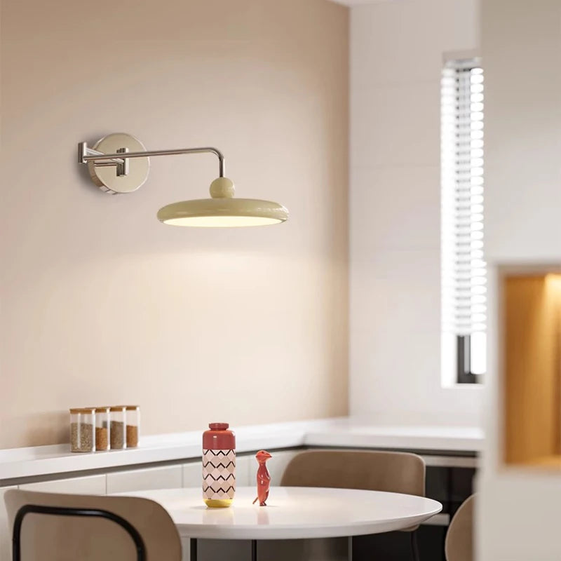 applique murale pliable nordique à led rétractable moderne - vue 4 sur 9