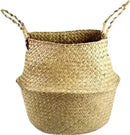 panier pliable en rotin pour rangement et décoration