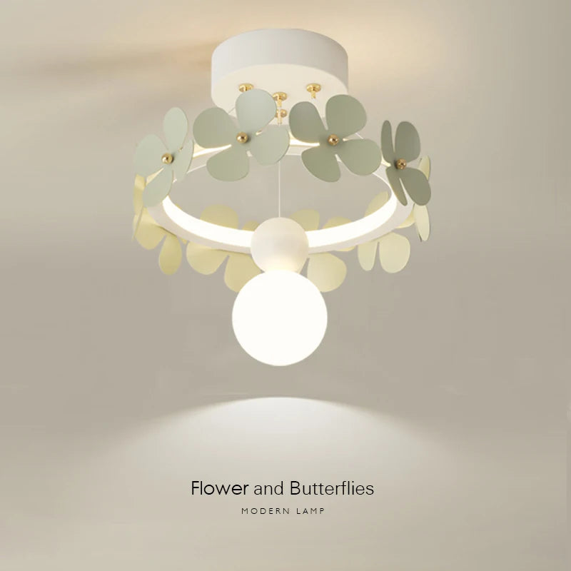 suspension florale créative minimaliste moderne pour salon
