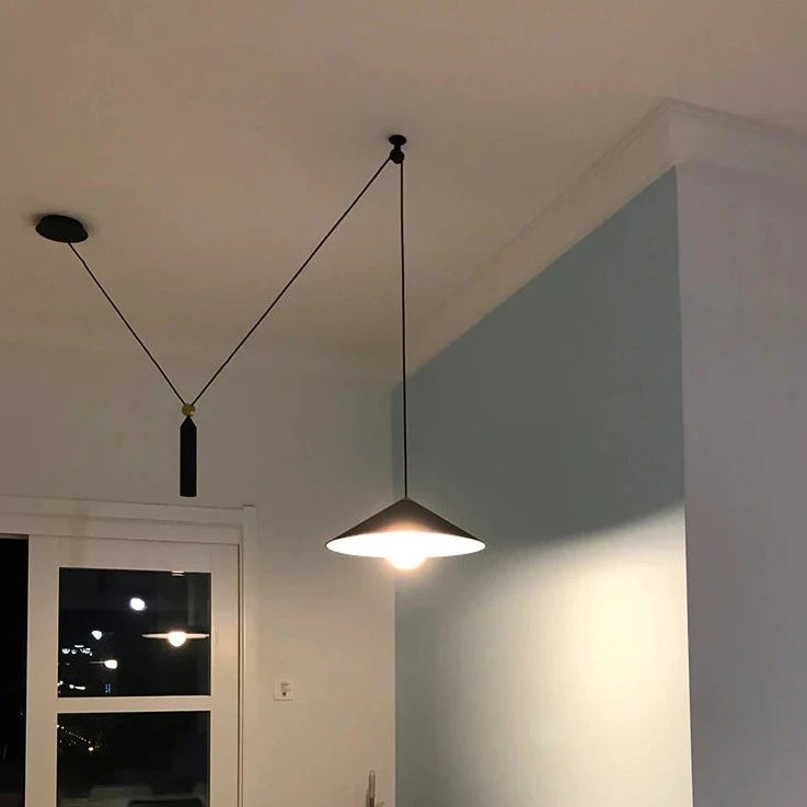Suspension nordique créatif moderne avec lumières suspendues led - vue 5 sur 8