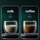 Ensemble tasses expresso double paroi verre 80 ml