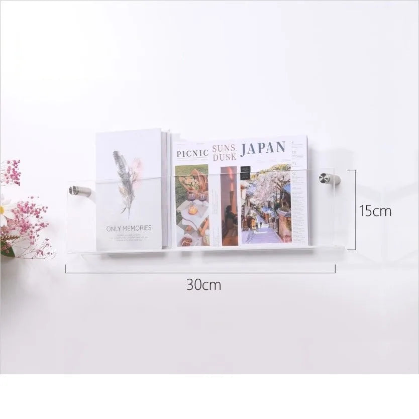porte-brochures mural en acrylique pour magazines et littérature - vue 29 sur 40