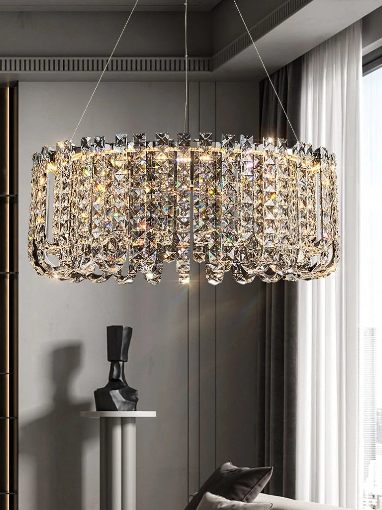 lustre en cristal moderne pour un intérieur élégant et raffiné - vue 4 sur 9
