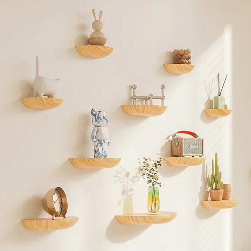 etagère murale en bois support de rangement décoratif pour la maison