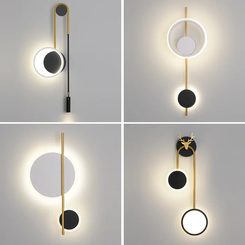 applique murale led moderne pour décoration intérieure élégante - vue 3 sur 10