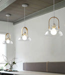 suspension design nordique moderne en verre décoration intérieure