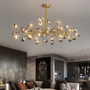 lustre moderne vintage luciole branche suspension éclairage
