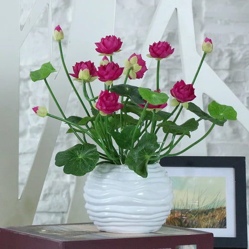 plantes artificielles mini soie décoration pour intérieur jardin et table - vue 9 sur 10