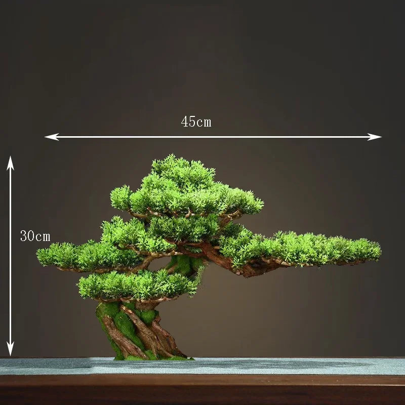 décoration intérieure faux arbre bonsaï style chinois pour intérieur et extérieur - vue 9 sur 22