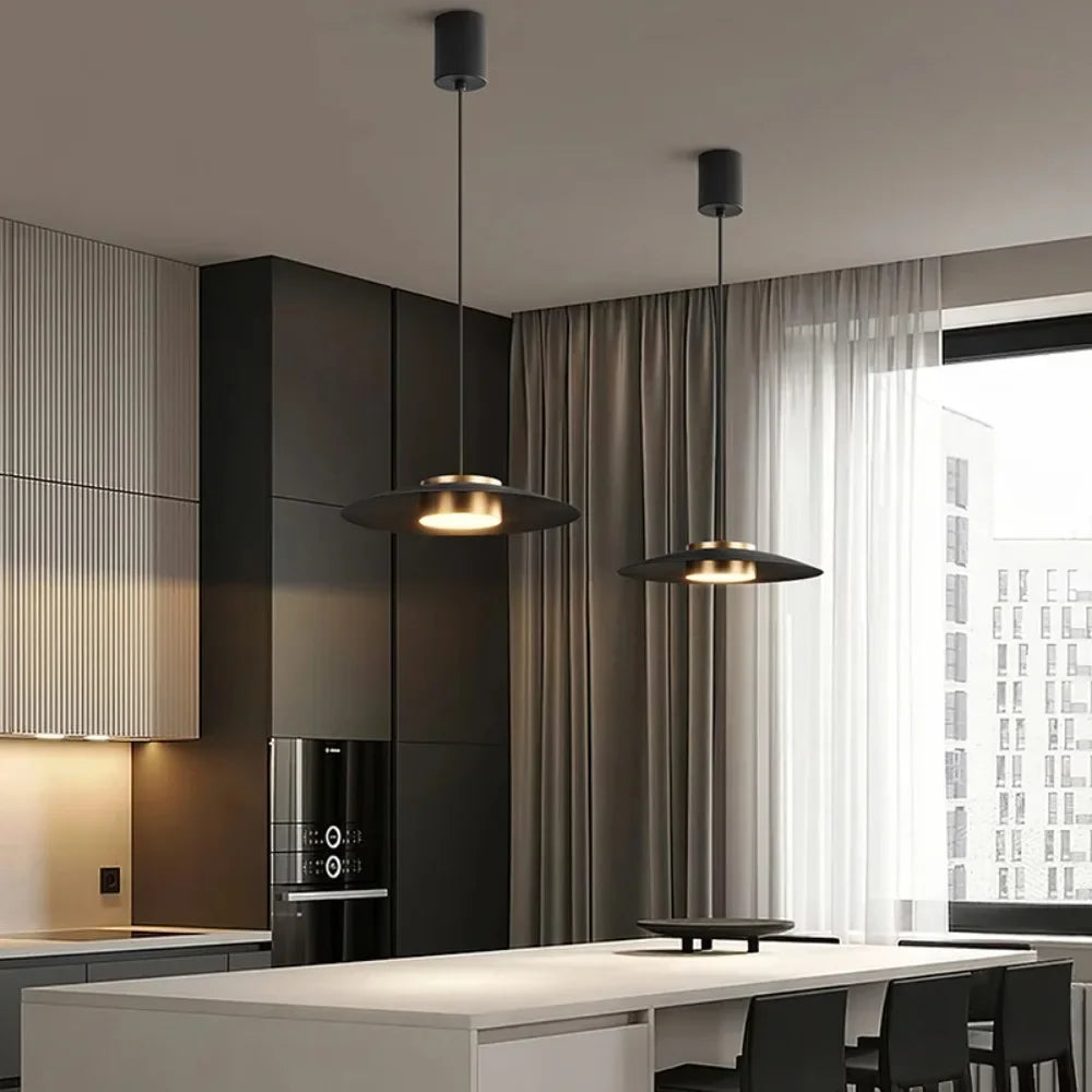suspension moderne design led pour éclairage intérieur décoratif - vue 4 sur 8