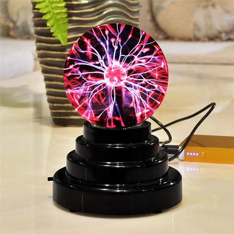 lampe plasma magique veilleuse tactile cadeau enfants - vue 3 sur 6
