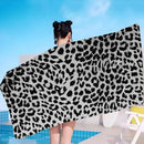 serviette de bain microfibre motifs animal cartoon enfants