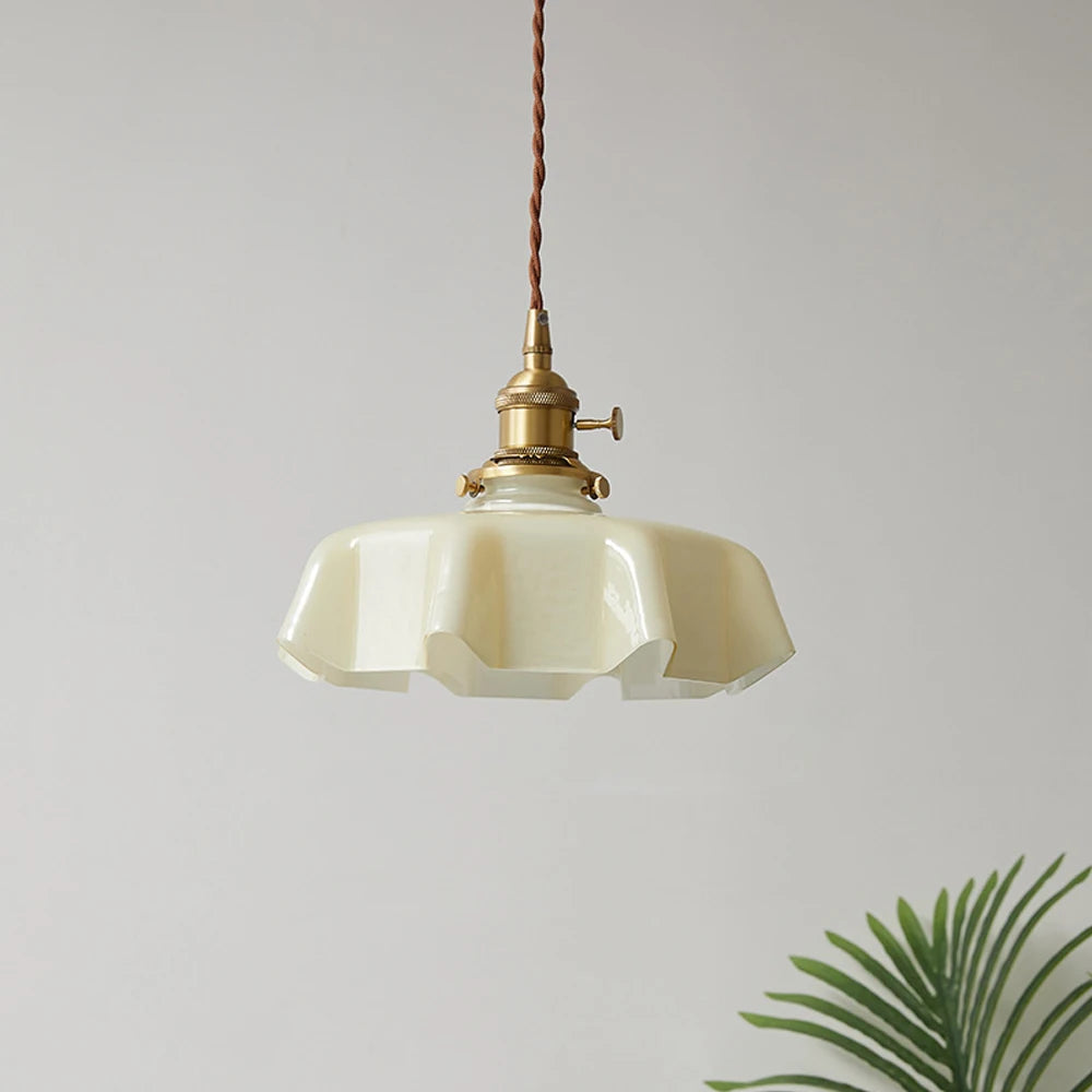 lampe suspendue rétro nordique en verre pour bar hôtel - vue 6 sur 10