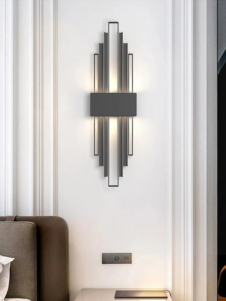 applique murale de luxe moderne éclairage led pour décoration intérieure - vue 4 sur 8