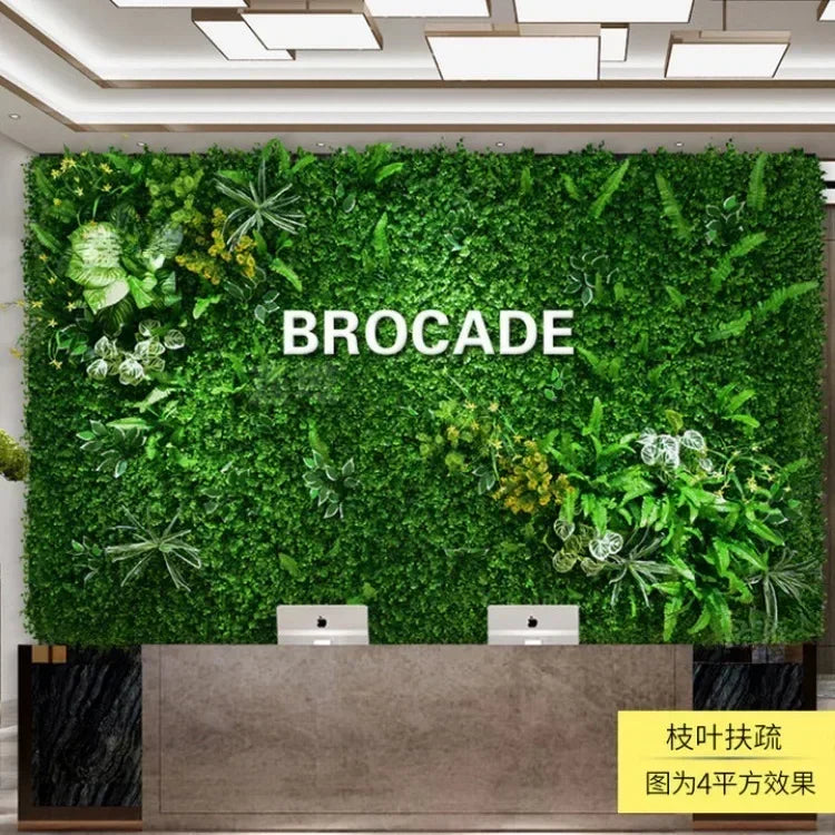 mur végétal artificiel pour décoration extérieure et aménagement paysager - vue 24 sur 30