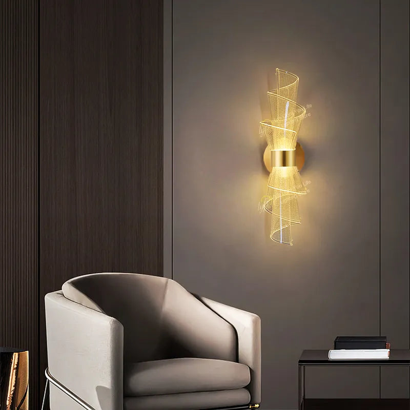 Applique murale LED luxe nordique - vue 4 sur 9
