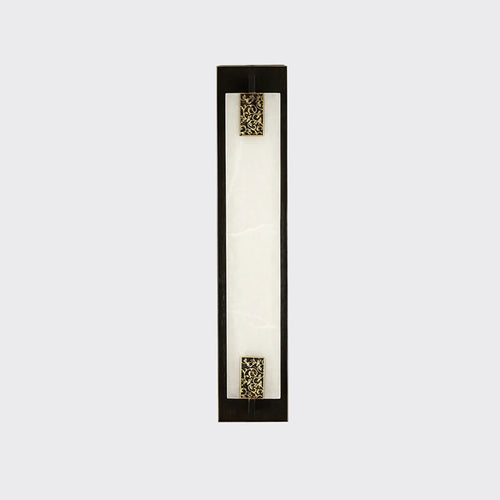 applique murale led en marbre néo-chinois pour hôtel