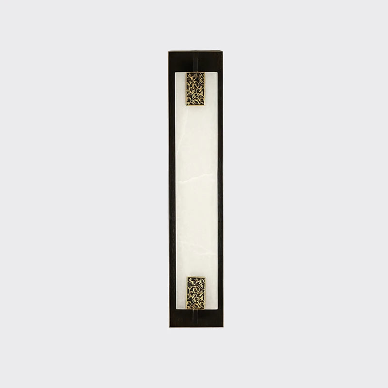 applique murale led en marbre néo-chinois pour hôtel - vue 5 sur 6
