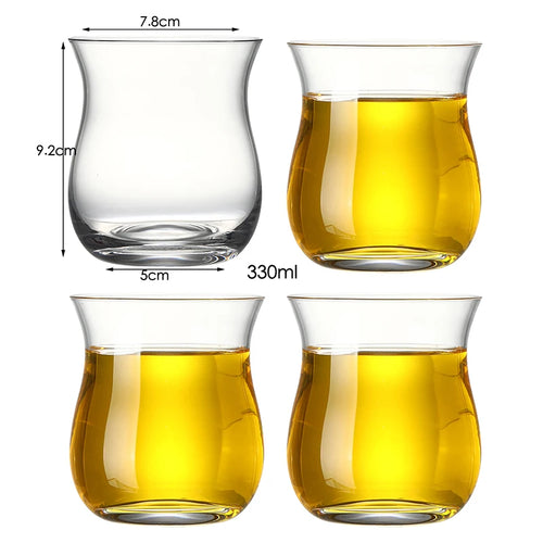 Verres ultra fins élégants pour cocktails whisky jus