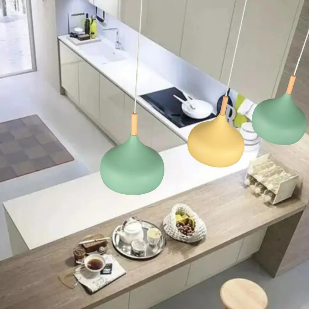 luminaires suspendus modernes nordiques pour bar et restaurant - vue 4 sur 17