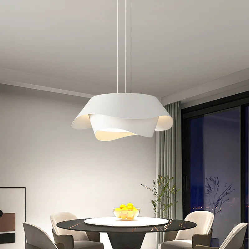 lampe led suspendue design moderne avec fil réglable