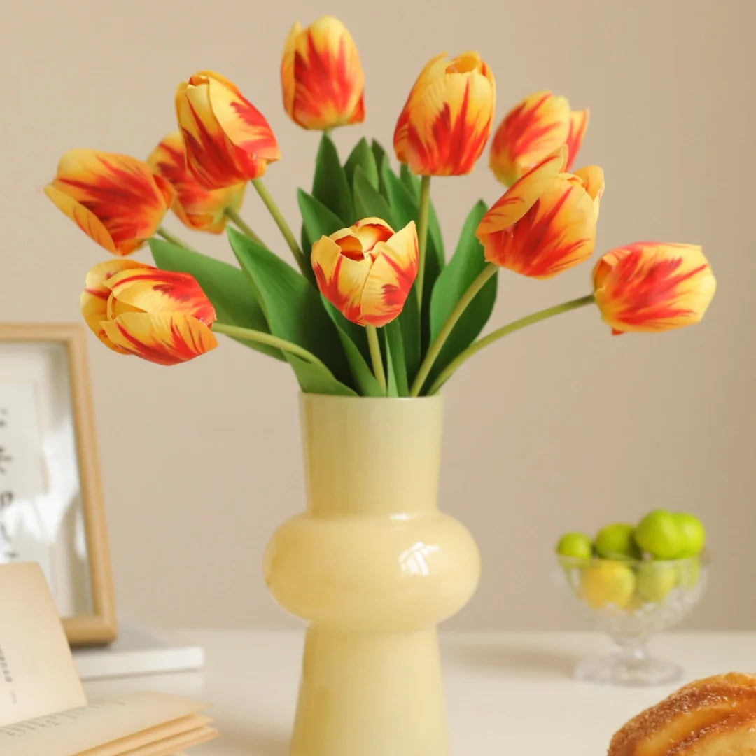 décoration de pâques tulipe en soie pour mariage et printemps - vue 3 sur 14