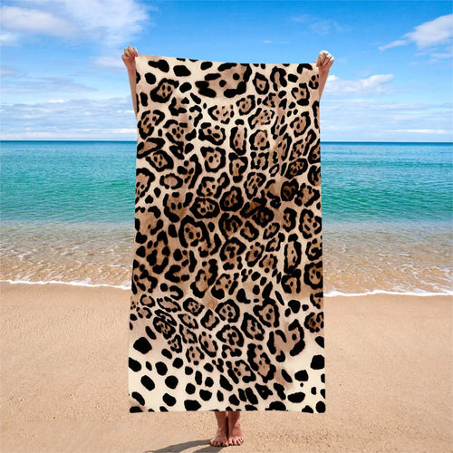serviette de plage rayures séchage rapide légère douce