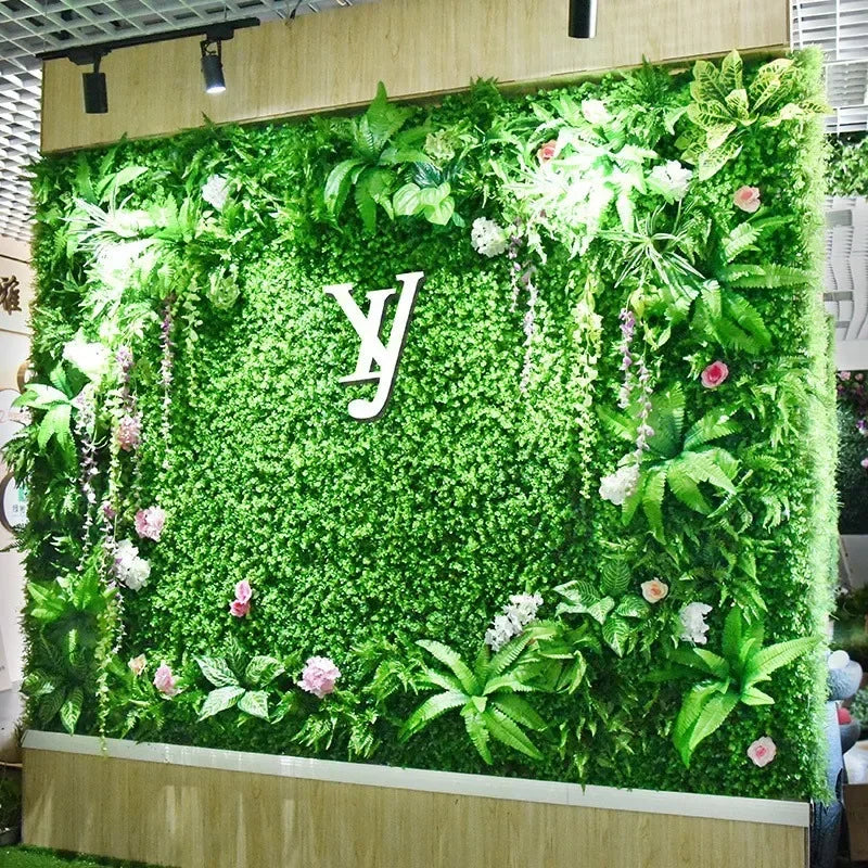 décoration végétale murale verte pour intérieur élégant - vue 3 sur 25