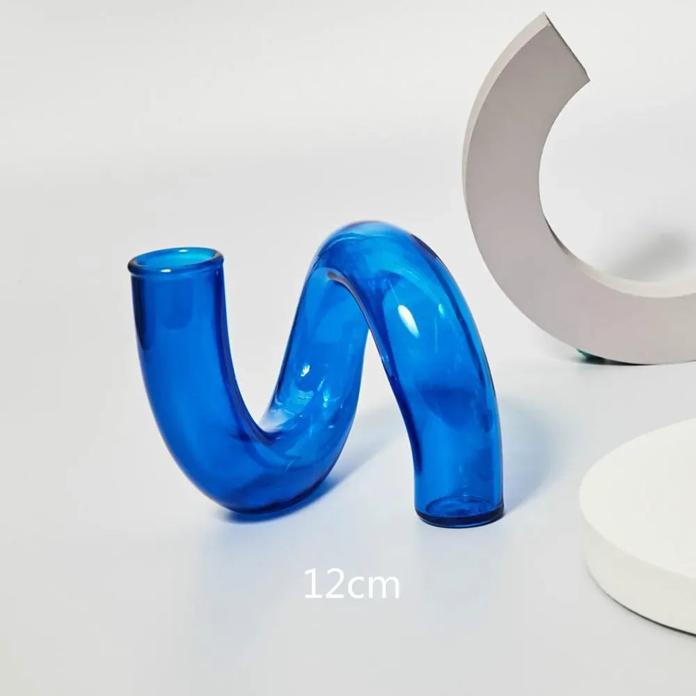 bougeoir décoratif en verre moderne pour événements et décoration intérieure - vue 7 sur 16