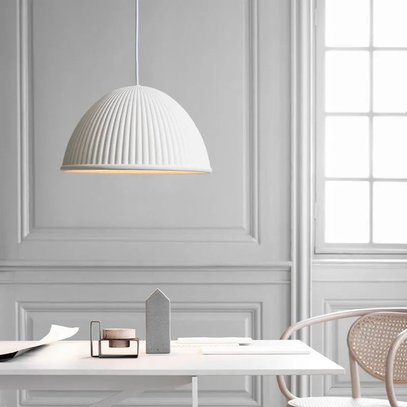 lampes suspendues led nordiques en résine macaron pour décoration intérieure