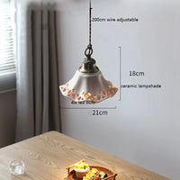 Suspension led en céramique moderne simple