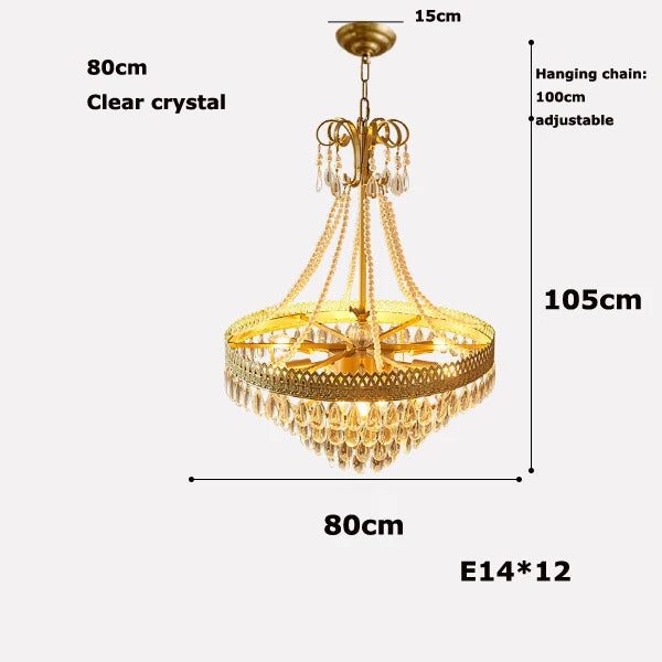 lustre à led cristal en forme de goutte d'eau 2024 pour éclairage élégant - vue 8 sur 14