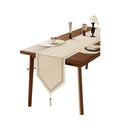 Chemin de table floral vintage style campagne vert