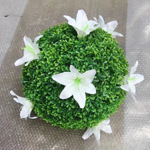 boule décorative en buis artificiel pour jardin mariage et balcon - vue 11 sur 10