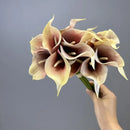 lot de 2 bouquets de lys calla artificiels pour décoration de mariage