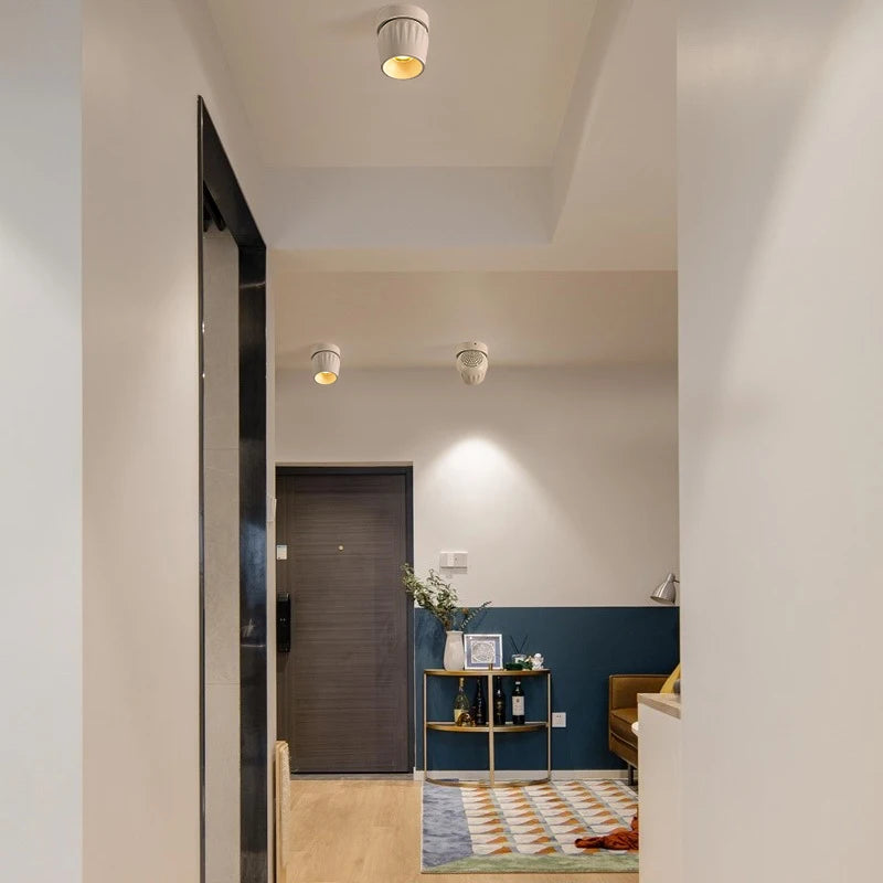 Spot Led pliables lampe Dimmable COB spots 15w Surface montée Downlight pour éclairage intérieur chambre LED lumières