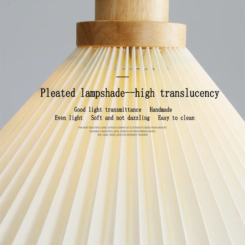 lustre suspendu moderne en bois pour décoration - vue 6 sur 10