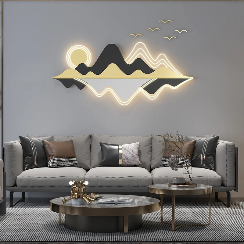 applique murale moderne décorative pour intérieur créatif et élégant - vue 3 sur 10