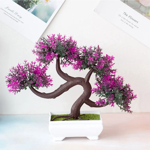 plantes artificielles décoratives bonsaï en pot pour jardin zen - vue 13 sur 25