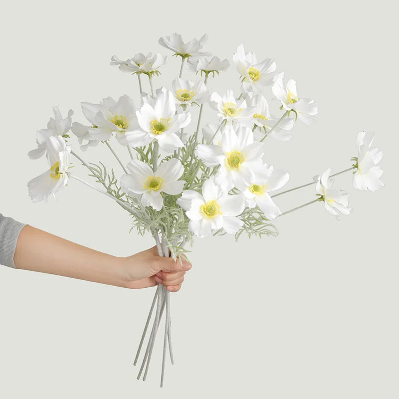 camomille soie fleur artificielle haute qualité pour décorations de fête - vue 3 sur 15