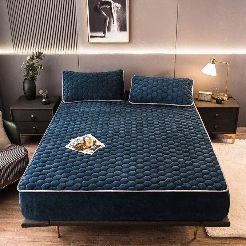 drap matelassé housse de protection en velours épais antidérapante