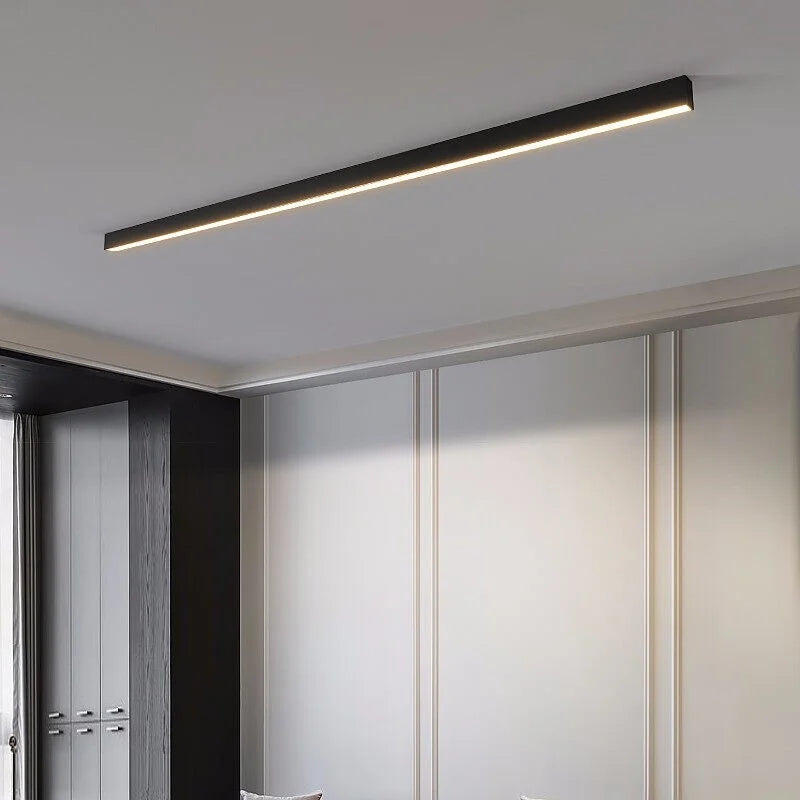 plafonnier linéaire à led moderne style simple pour intérieur - vue 4 sur 8