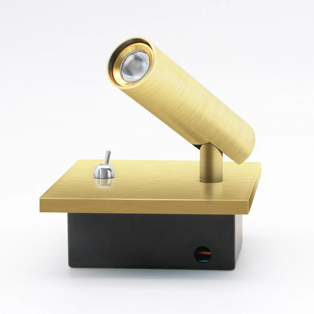 Applique murale de chevet moderne avec spot LED - vue 3 sur 7