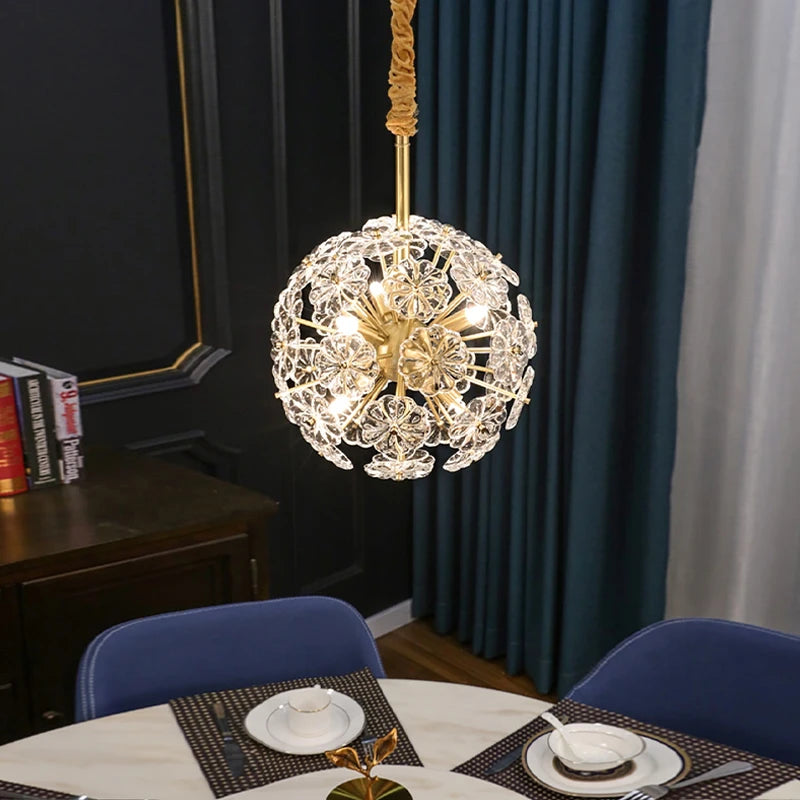 Suspension LED en cuivre - vue 6 sur 15