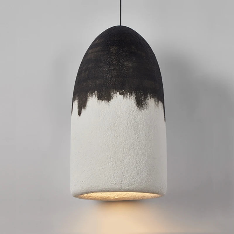 Suspension moderne noir et blanc suspension LED créative Restaurant café Droplight chambre