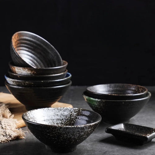 bol céramique forme corne style japonais 5 pouces